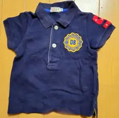 DOUBLE.B ポロシャツ 80 ネイビー