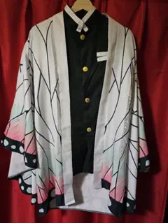鬼滅の刃　胡蝶しのぶ　コスプレ衣装　ウィッグ　小物