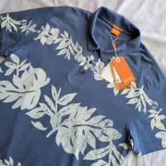 タグ付新品】BOSS ORANGE ポロシャツ ブルー ボタニカル柄 XL - メルカリ