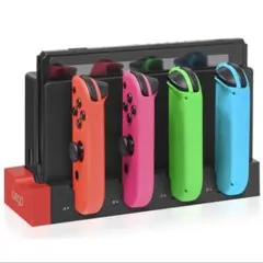 ⭐︎【新品】switch ジョイコン 4台 充電器スタンド
