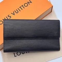 【鑑定済み】ルイヴィトン✨エピ✨長財布✨ノワール✨インターナショナル✨黒のサムネイル