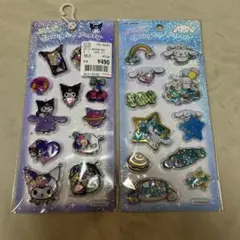 サンリオ クロミ シナモン スパンコールパーティー カプセルシール 未使用