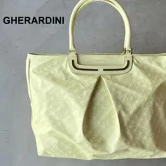 【GHERARDINI】ゲラルディーニ　トートバッグ　イエロー　A4　大きめのサムネイル