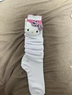 新品ハローキティ リボン付きルーズソックス