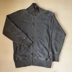 Timberland ジップアップ スウェット ブルゾン カーキブラウン