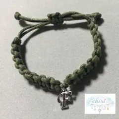 編み込みブレスレット(シルバーF)
