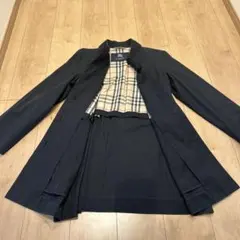 美品】バーバリーブルーレーベル ショートトレンチコート ノバチェック