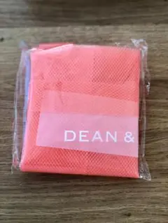 新品未開封　DEAN & DELUCA ショッピングバッグ　コーラルオレンジ