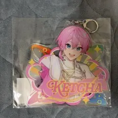 アンプタッくじ C賞 BIGアクリルキーホルダー けちゃ 推し名刺付き