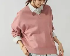 グローバルワーク Vネック ニットセーター 長袖