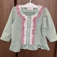Shirley Temple for Baby フリル ジップパーカーのサムネイル