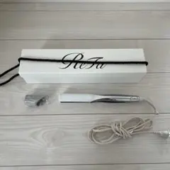 【即日発送】ReFa ストレートヘアアイロン ホワイト/シルバー　箱付き