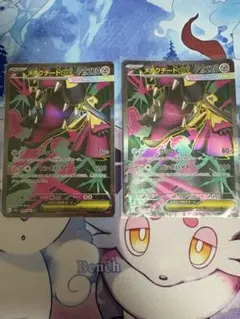 メガクチートEX SRトレーディングカード 2枚セット