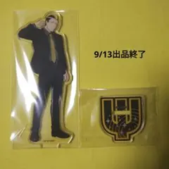 斉木楠雄のΨ難　燃堂力　ブラックスーツアクスタ　 FamilyMart