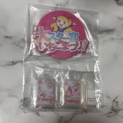 アイカツ　ガチャ　大スター宮いちごまつり　ラバーコースター　カード　チャーム