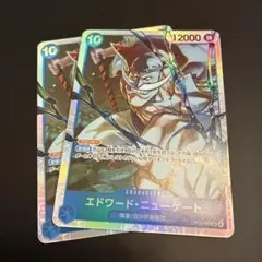 ワンピースカード　エドワード・ニューゲートSR2枚