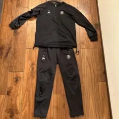 ドレスパスポート　dress passport サッカーウェア 黒 上下