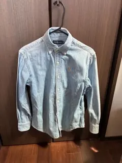 ポロ ラルフローレン Ralph Lauren デニム調 長袖シャツ 140