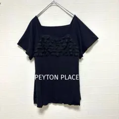 PEYTON PLACE フリルデザインカットソー チュニック スクエアネックのサムネイル