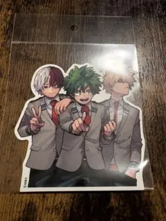 僕のヒーローアカデミア　ダイカットステッカー　緑谷出久　爆豪勝己　轟　オリジン組