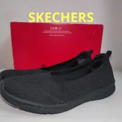 スケッチャーズ　SKECHERS　スリッポン　フラットシューズ　バレエシューズのサムネイル