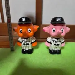 사토 짱 사토코 찬 돼지 저금통 2체 세트 한신 타이거스