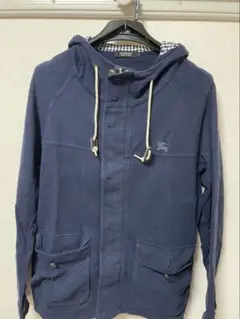 BURBERRY BLACK LABEL フード付きブルゾン