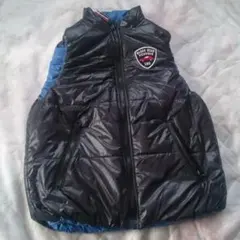 ミキハウス ブラックベア リバーシブルベスト130