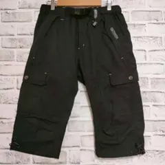 アウトドアプロダクツ M ベルト付カーゴパンツ ハーフパンツ 黒のサムネイル