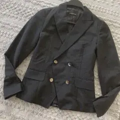 NEW YORK RUNWAY ブラック テーラードジャケット　ダブルブレスト
