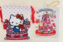 ハローキティ 50周年　キティ　ファスナーケース プチ巾着　シークレット　レア