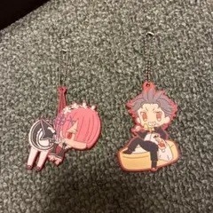 リゼロのキーホルダー　ラム　スバル