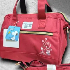 【タグ付き】スヌーピー♡がま口 ２way ショルダー バッグ 手さげ カバンのサムネイル