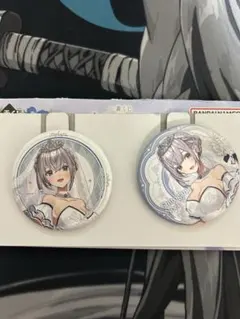 一番くじ ホロライブ 缶バッジ 白銀ノエル 通常ver