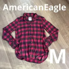 AmericanEagle 秋服 チェック シャツ 長袖