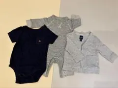 【BabyGAP 3点セット】ボディースーツ、ロンパース、カーディガン｜ギャップ