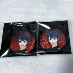 ツイステ　ブレイジングジュエル　ホログラム缶バッジ　デュース