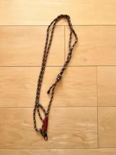 《ジャンク品》topologie ショルダーストラップ ブラウン 6mm