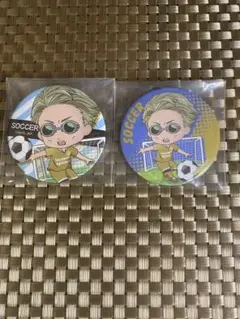 呪術廻戦 七海建人 サッカー 缶バッジ 2個セット