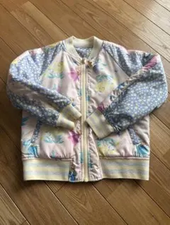 fafa 花柄・星柄ブルゾン　120