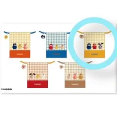 限定/mojojojo アクリルチャーム付き巾着ポーチ　ガチャガチャ