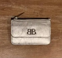 BALENCIAGA モナコ フラップ シルバー コインケース 9428 - メルカリ