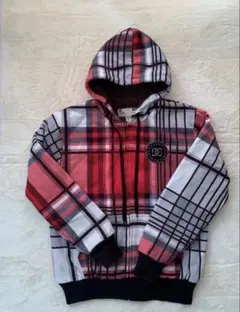 APPAREL division 裏起毛 パーカー ジャケット チェック フード