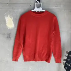 relume オレンジ 長袖ニットセーター