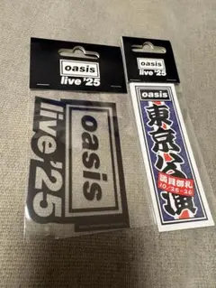 oasis live'25 千社札ステッカー　2枚セット　新品未使用