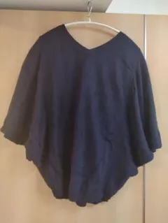 Green Label Relaxing　ドルマンスリーブニット　ネイビー