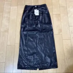 GRL ロングレザースカート 新品未使用