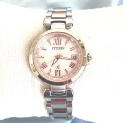 美品❣クロスシーxC H240　ペールピンク文字盤　ハッピーフライト　稼働 2