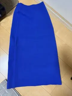 青 タイトスカート Mサイズ
