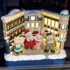 東京ディズニーシー ウィンタートゥインクリングタウン フィギュア　ダッフィー